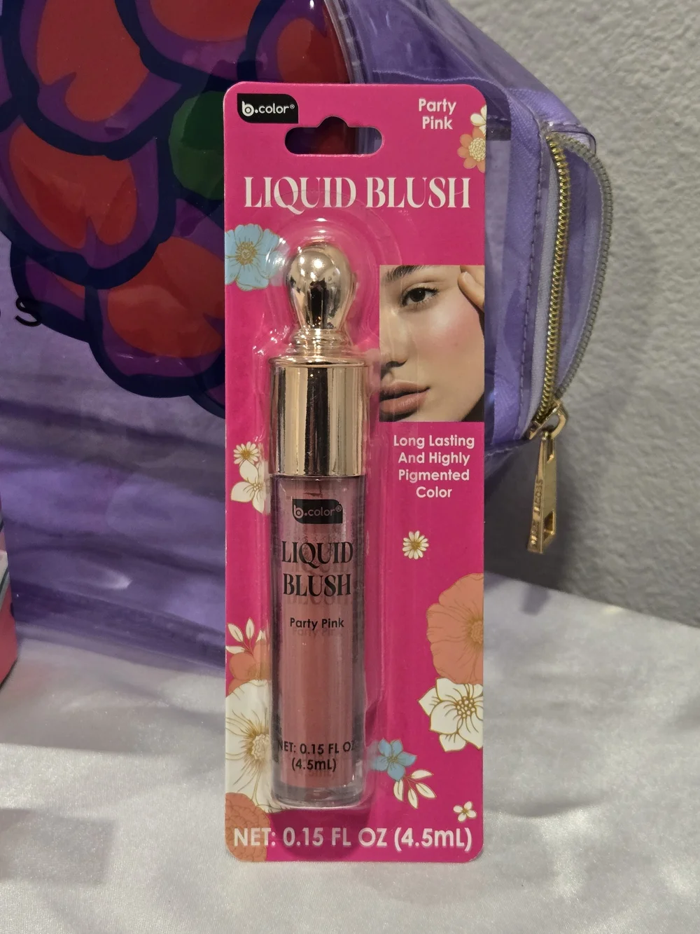 Marc Jacobs Lola Purple Floral Makeup Bag with Assorted Eye & Lip Essentials - Picture 14 of 16